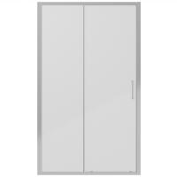 Душевая дверь в нишу Bravat Line 120 BD120.4101A профиль хром, стекло прозрачное