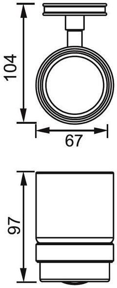 Стакан Aquanet 6384 Стакан Aquanet 6384