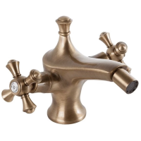 Смеситель Caprigo Monarch 41-030-vot для биде, с донным клапаном, бронза