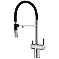 Смеситель для кухни с подключением к фильтру Paulmark Gravity Gr213888-CR