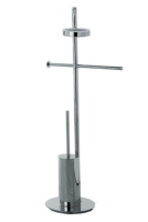 Стойка с аксессуарами Colombo Design Planets B9813.000 напольная, h88 см, хром