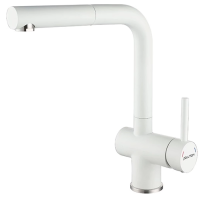 Смеситель для кухни Paulmark Dosse Do214418-431 Белый матовый
