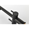 смеситель для кухни с подключением к фильтру paulmark gravity gr213188-401 антрацит/ черный