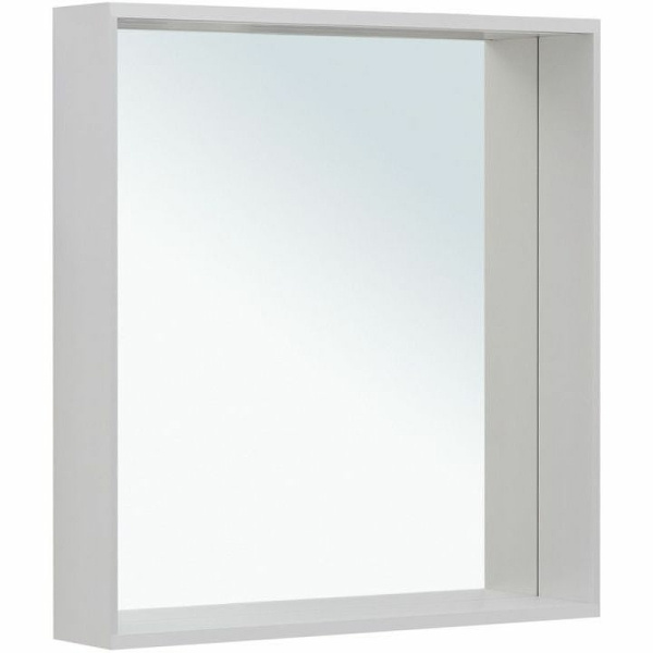 зеркало allen brau reality 70 1.32017.02 с подсветкой серебро браш с сенсорным выключателем