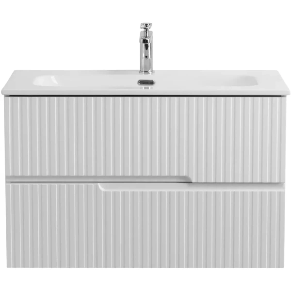 тумба под раковину cezares duet-n 80 duet-n-800-2c-so-bo подвесная bianco opaco