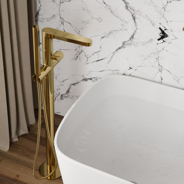 смеситель напольный для ванны wasserkraft ems 7621