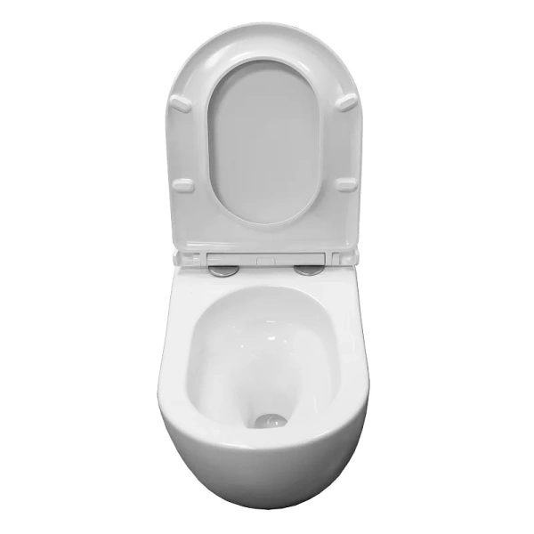 унитаз azario etera az-118e-uq3 подвесной, безободковый, с сиденьем микролифт, слив "торнадо", 52x36x36 см, белый