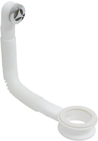 Слив-перелив для раковины Aquanet 312686 24 мм, хром, без гидрозатвора