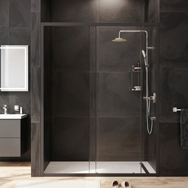 душевая дверь в нишу am.pm gem solo w90g-150-1-195bt 150 см