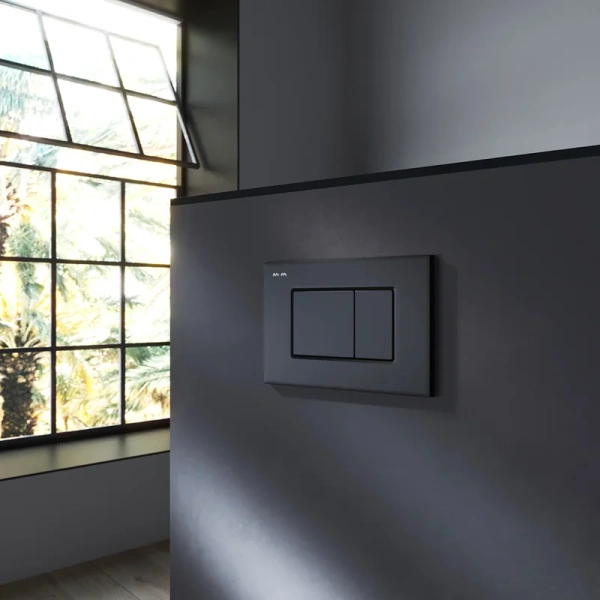 кнопка для инсталляции am.pm pro с s i070238 цвет черная матовая