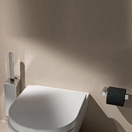 держатель туалетной бумаги bertocci polo 141 5703 0800 черный матовый/хром