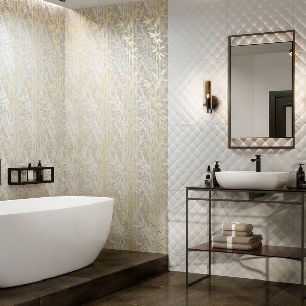 Керамическая плитка Kerama Marazzi Бамбу бежевый обрезной 11192R настенная 30х60 см