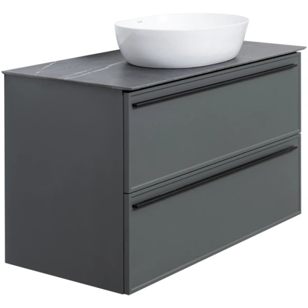 тумба серо-зеленый матовый 97,6 см la fenice elba twin fnc-01-elb-g-100-2