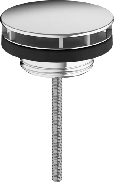 Донный клапан Hansgrohe 50001000 для раковины, универсальный, с фиксированной крышкой, хром
