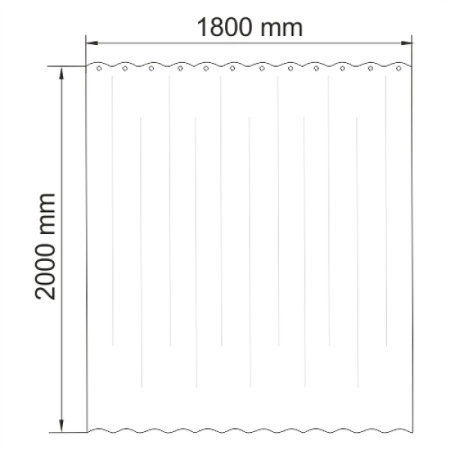 штора для ванны wasserkraft isen 180х200 sc-40101 рисунок цветы