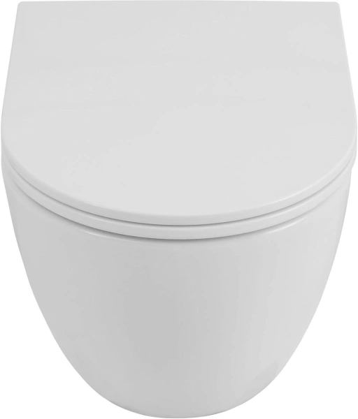 унитаз allen brau priority tornado 4.31008.20 подвесной, безободковый, смыв торнадо, без сиденья, белый глянец