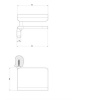 держатель туалетной бумаги gessi goccia 38049#079