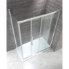 душевой уголок cezares lux soft 120x90 lux-soft-w-ah-1-120/90-c-cr-iv профиль хром стекло прозрачное