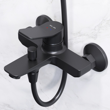 душевая система am.pm x-joy f42885a14 черная