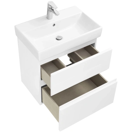 тумба белый глянец 56,4 см roca oleta a857639806