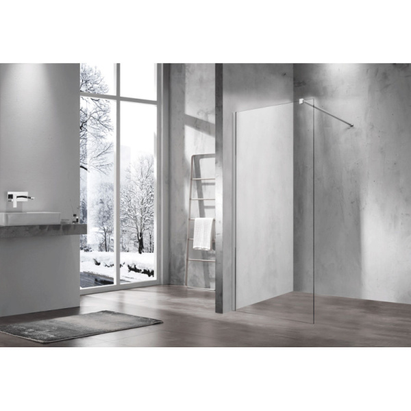 неподвижная перегородка 70 см vincea walk-in vsw-1h700cl прозрачное