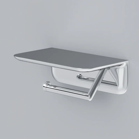 держатель туалетной бумаги am.pm sensation a30341500 с полкой для телефона