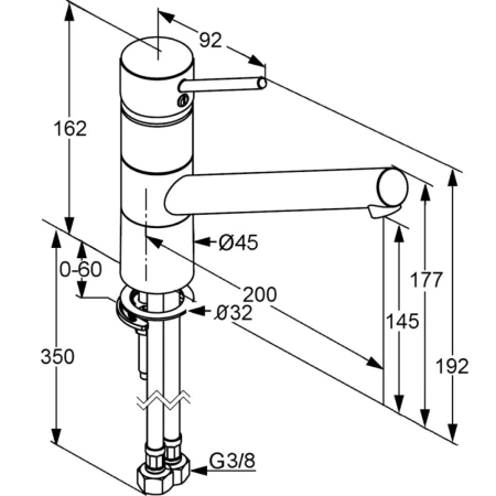 смеситель для кухни kludi scope xl 339300575