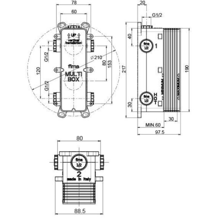 внутренняя часть fima carlo frattini f4000 термостат