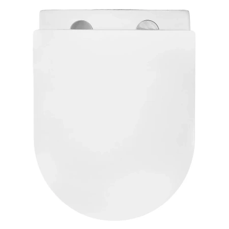 унитаз azario uno az-2380 подвесной, безободковый, с сиденьем микролифт, 48.5x36.5x36.5 см, белый