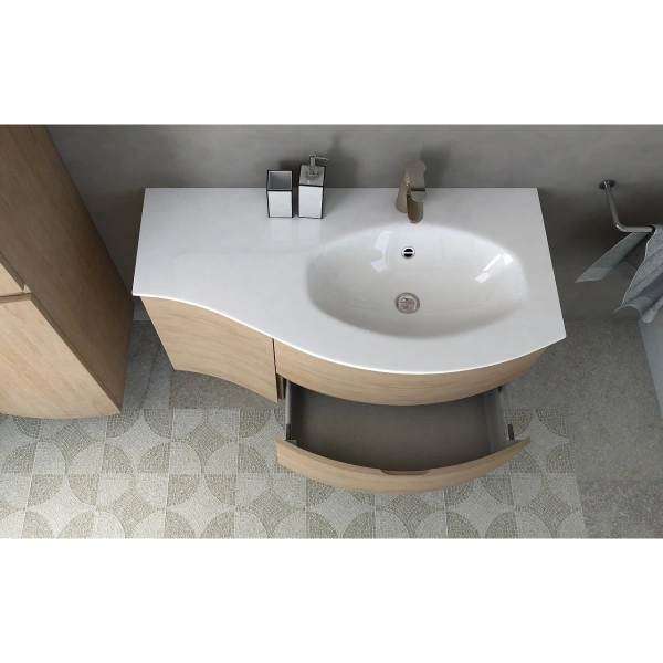 подвесной шкаф cezares vague 34 l 54836 rovere tabacco