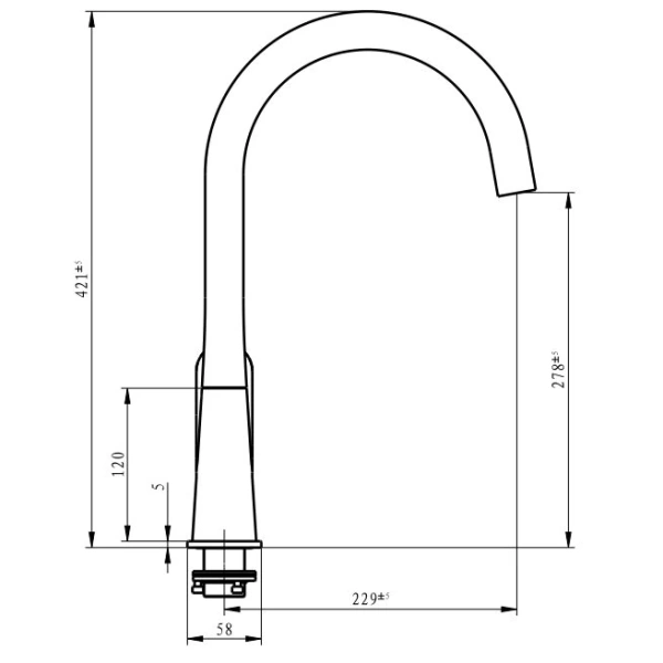 смеситель для кухни savol sk-h6004