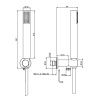 душевой комплект fima carlo frattini wellness f2287/4cr цвет хром