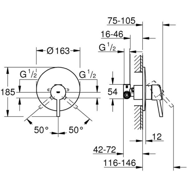 смеситель для душа grohe concetto new 32213001