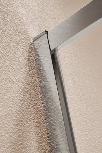 душевой уголок cezares eco 120x100 eco-o-rh-2-120/100-c-cr профиль хром стекло прозрачное
