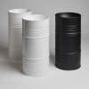 раковина напольная kerasan artwork barrel 45 см 474331 nero matt, цвет: nero matt - слив в стену