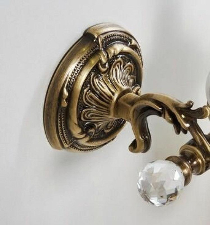 полотенцедержатель art&max barocco crystal am-2057p-br-c