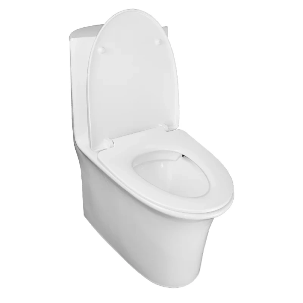 унитаз моноблок azario luna az-1037 напольный, горизонтальный слив, с сиденьем микролифт, 71x39x77 см, белый