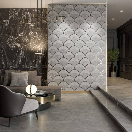 Керамогранит Kerama Marazzi Риальто дымчатый матовый обрезной SG850490R 80х80 см