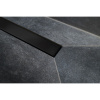душевой трап 650 мм bettoserb frameless black matte line 13701320 2 в 1 с основой под плитку