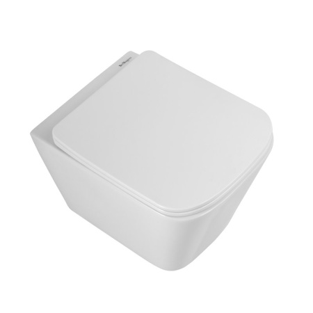 унитаз подвесной belbagno ardente-r bb520chr безободковый, без сиденья, цвет белый