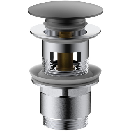 Донный клапан Vincea DPU-1B01GM click-clack Вороненая сталь