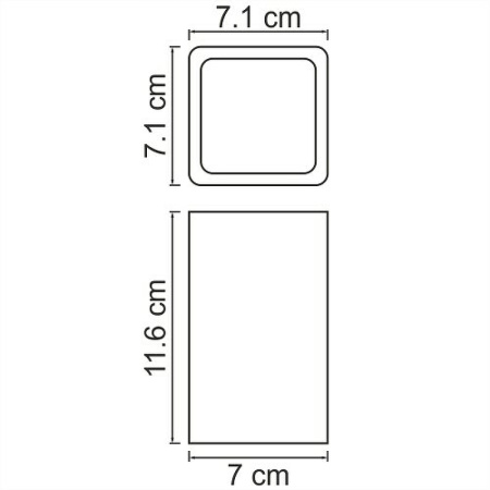 стакан для зубных щеток wasserkraft oder k-9628 цвет белый матовый