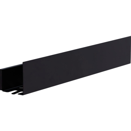 Полка Aquanet Магнум 00302221 70x12 см, с крючками, черный матовый