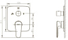 смеситель для ванны bravat source pb8173218cp-3-eng