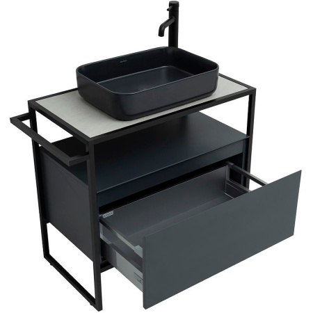 тумба под раковину allen brau priority 80 1.31002.am антрацит матовый