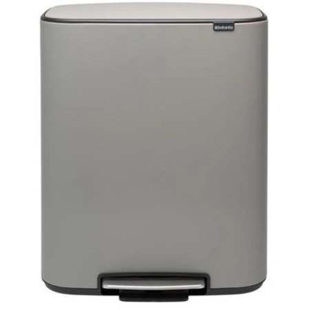 Мусорное ведро Brabantia Bo Pedal Bin 211348 60 л, серое