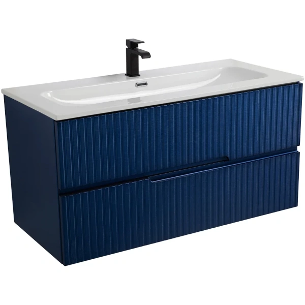 тумба под раковину cezares duet-n 100 duet-n-1000-2c-so-spf-p подвесная sapfiro