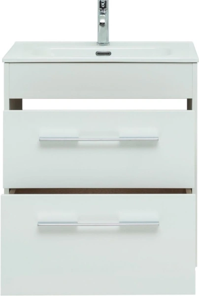 тумба под раковину aquanet августа 60 (flat) белый, 00277507