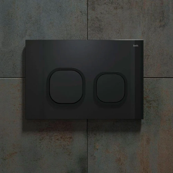 кнопка для инсталляции iddis uniglass ung01gbi77 стекло, черная