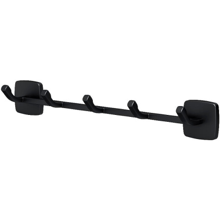 комплект душевого уголка с душевой системой и аксессуарами am.pm gem s 120x90 wk93es профиль черный матовый стекло прозрачное